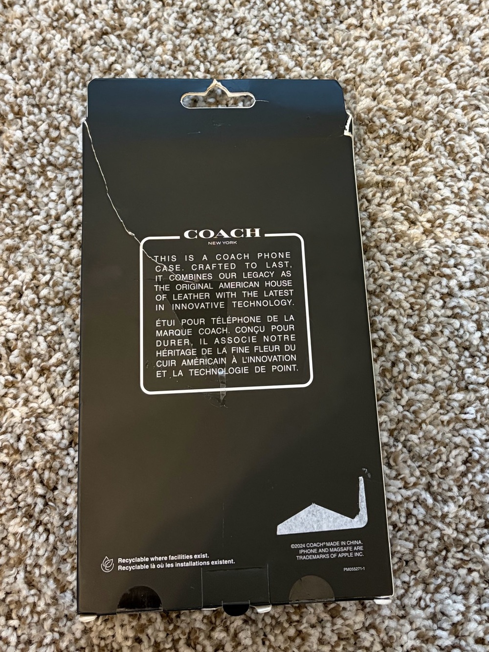 New With Tags Coach iPhone 15 Pro Max Case - Picture 3 of 3